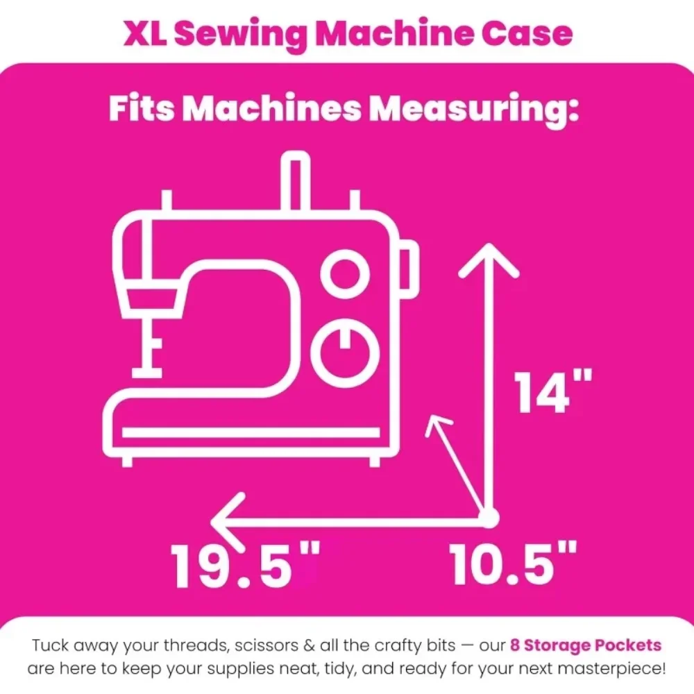 حقيبة تخزين ماكينة الخياطة الفاخرة القابلة للطي ذات 4 عجلات للفنون والحرف اليدوية والخياطة، باللون الأسود - حقيبة حمل بعجلات دوارة #4