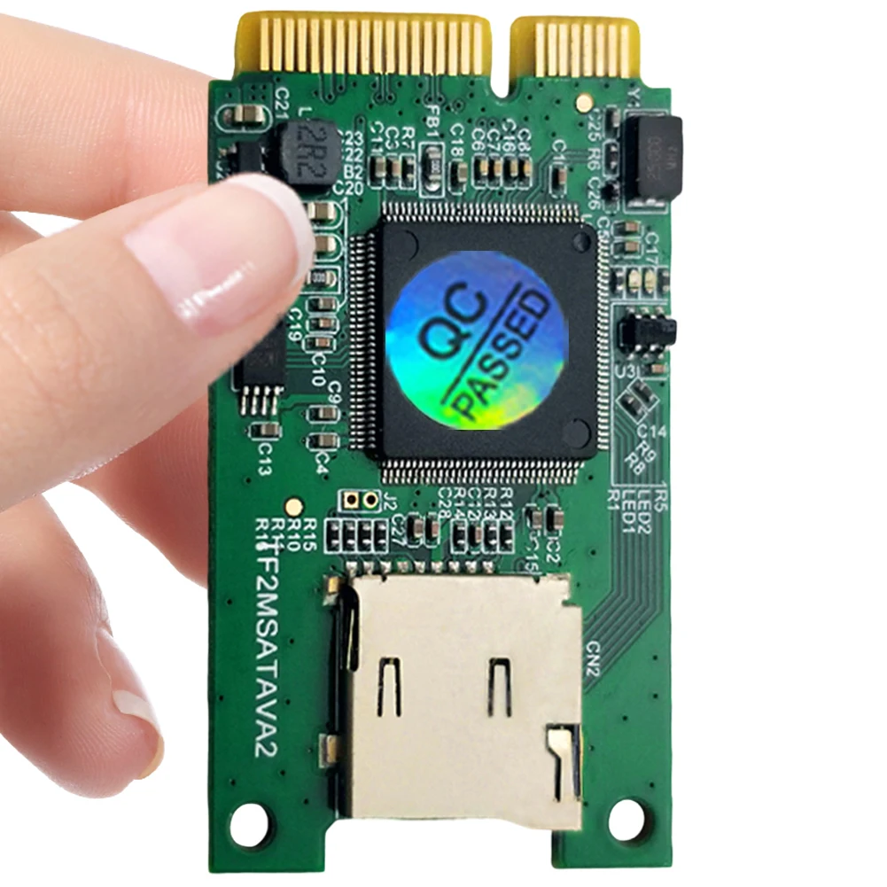 Adattatore per scheda Micro SD TF a scheda MSATA TF per SSD ad alta velocità per notebook