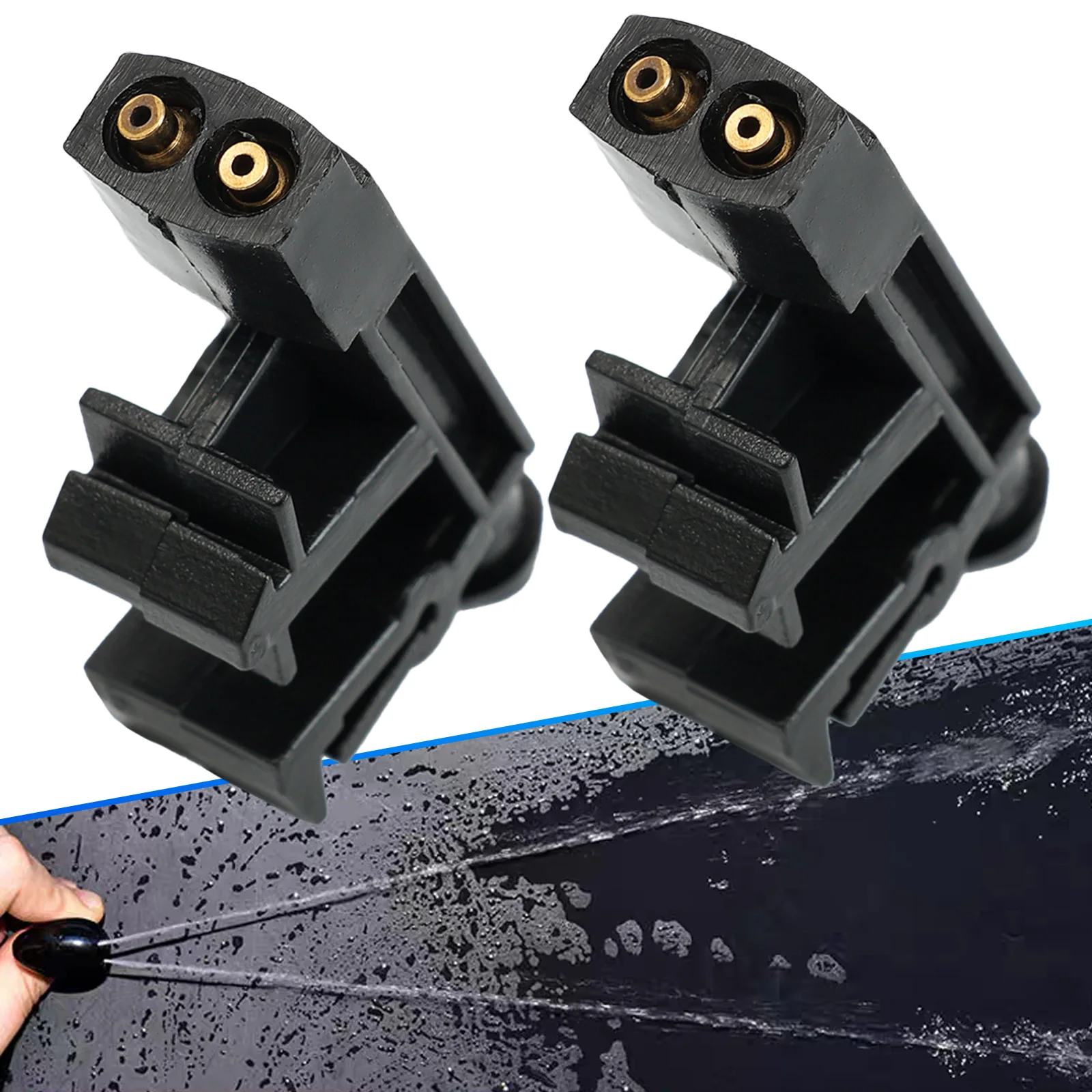 2x limpiaparabrisas delantero boquilla de chorro capó líquido para Peugeot Citroen Partner 406 605 Berlingo Xantia ZX 6438A0 piezas de boquillas