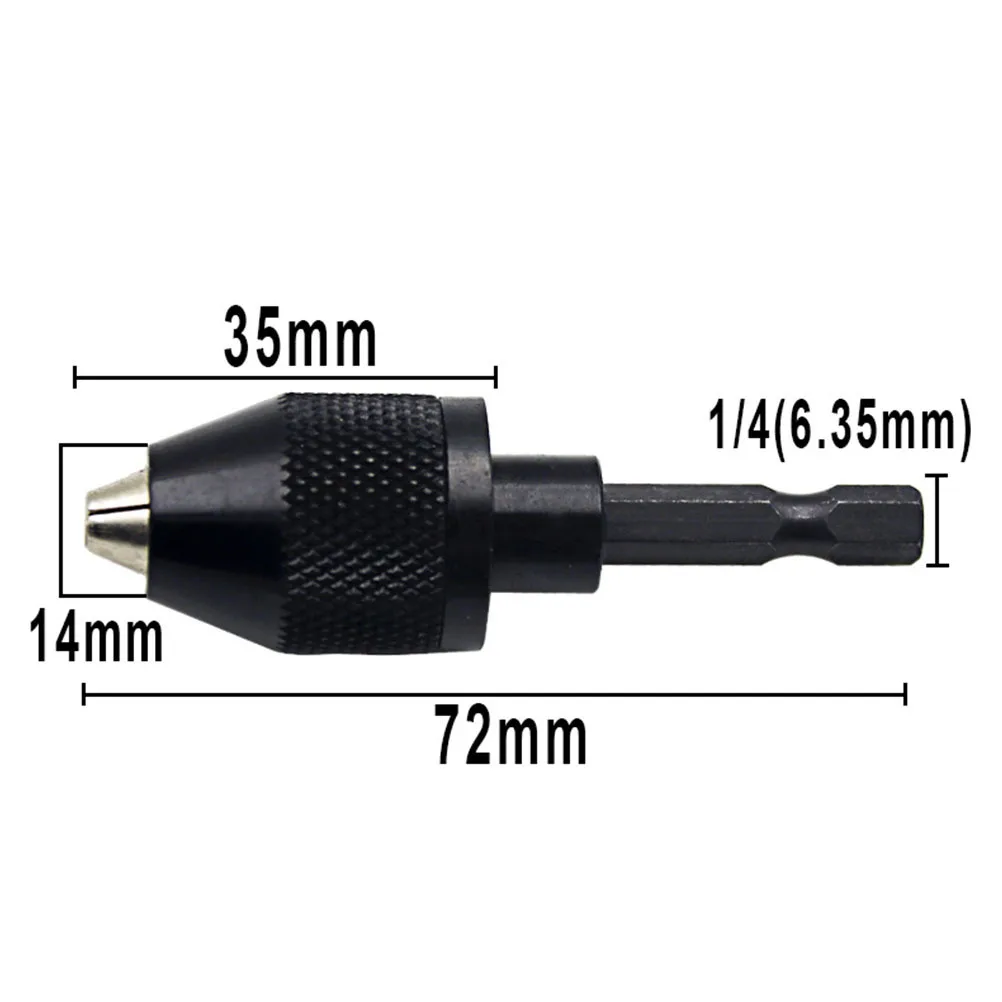 

Sturdy Durable 03-6mm Keyless Drill Chuck 635mm Connecting Rod Electric Grinder Accessory Home Studio Power Hand Tool