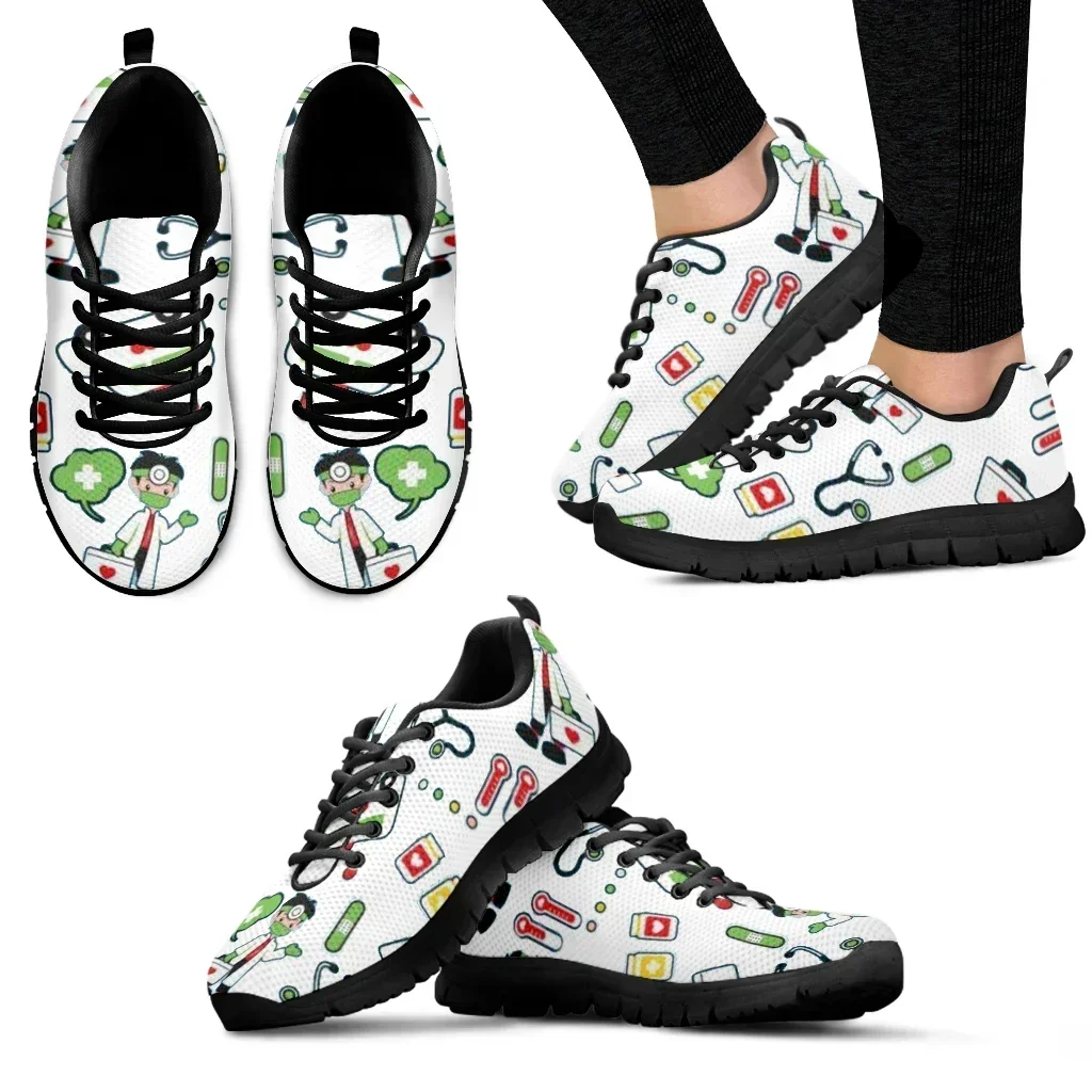 

Gradient Color Surgeon Sneakers Medical Supplies Print Summer Comfortable Breathable Shoes Fashion Sneakers Zapatos