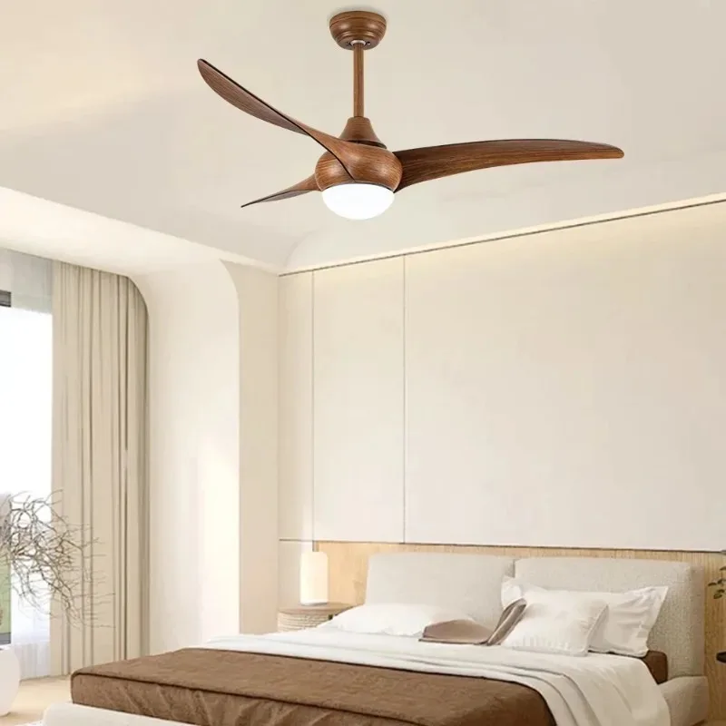 Remote Control Ceiling Fan LED Lamp Dimmable 3000-6500K Smart Silent Converter Base Living Room