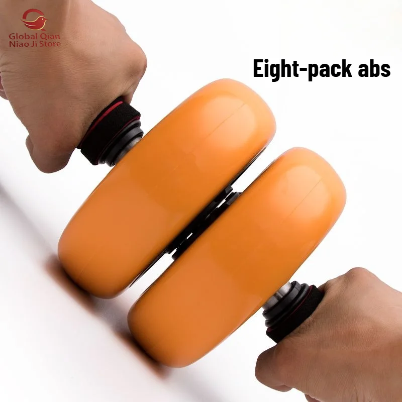 Dual-wheel Bearing Ab Roller, Fitness Equipment for Men's Abdominal Training, for Beginners To Slim Belly and Get V-line Abs