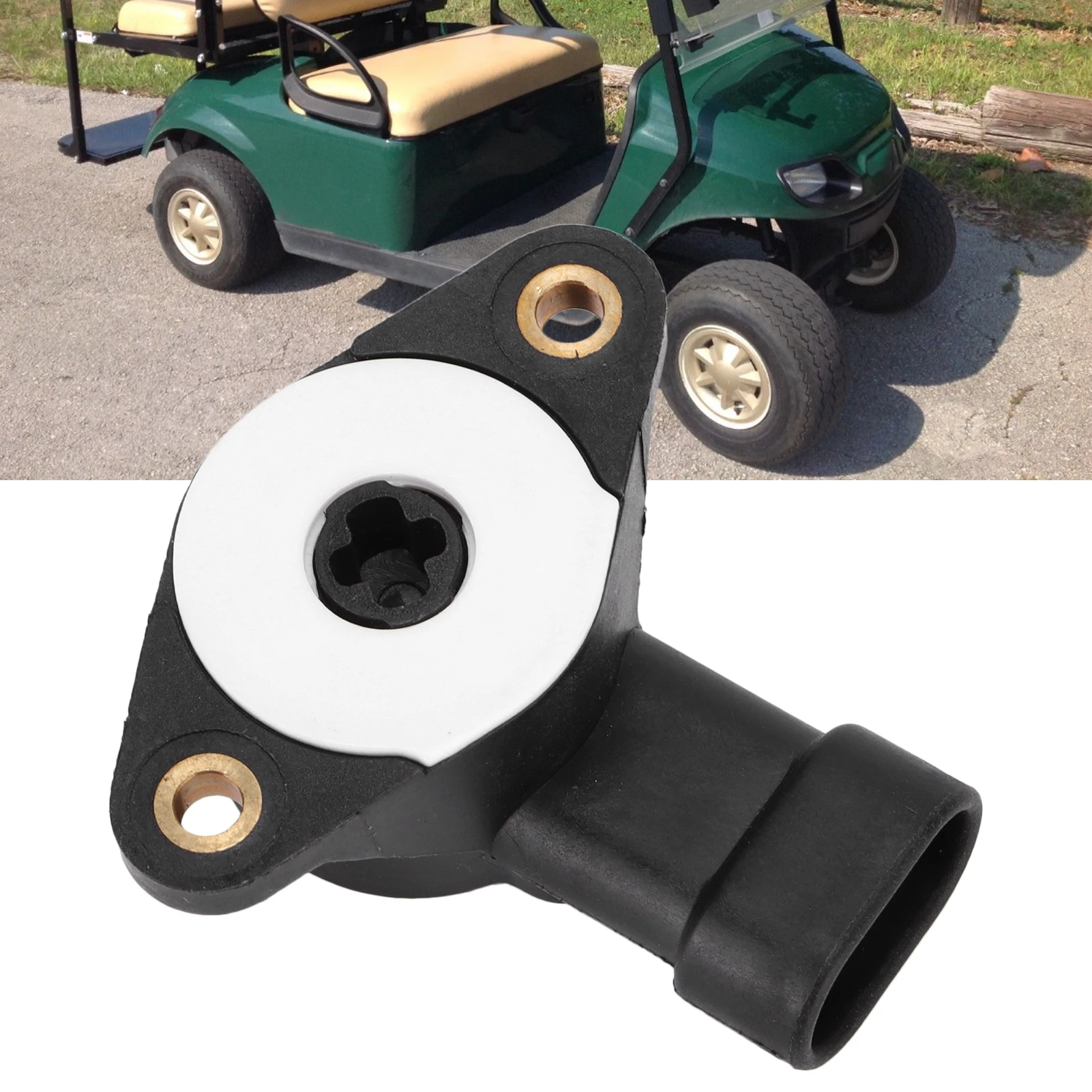 

Accelerator Position Sensor Accelerator Brake Pedal Rotary Position Sensor 600019 Replacement for EZGO RXV Car 2008‑Up