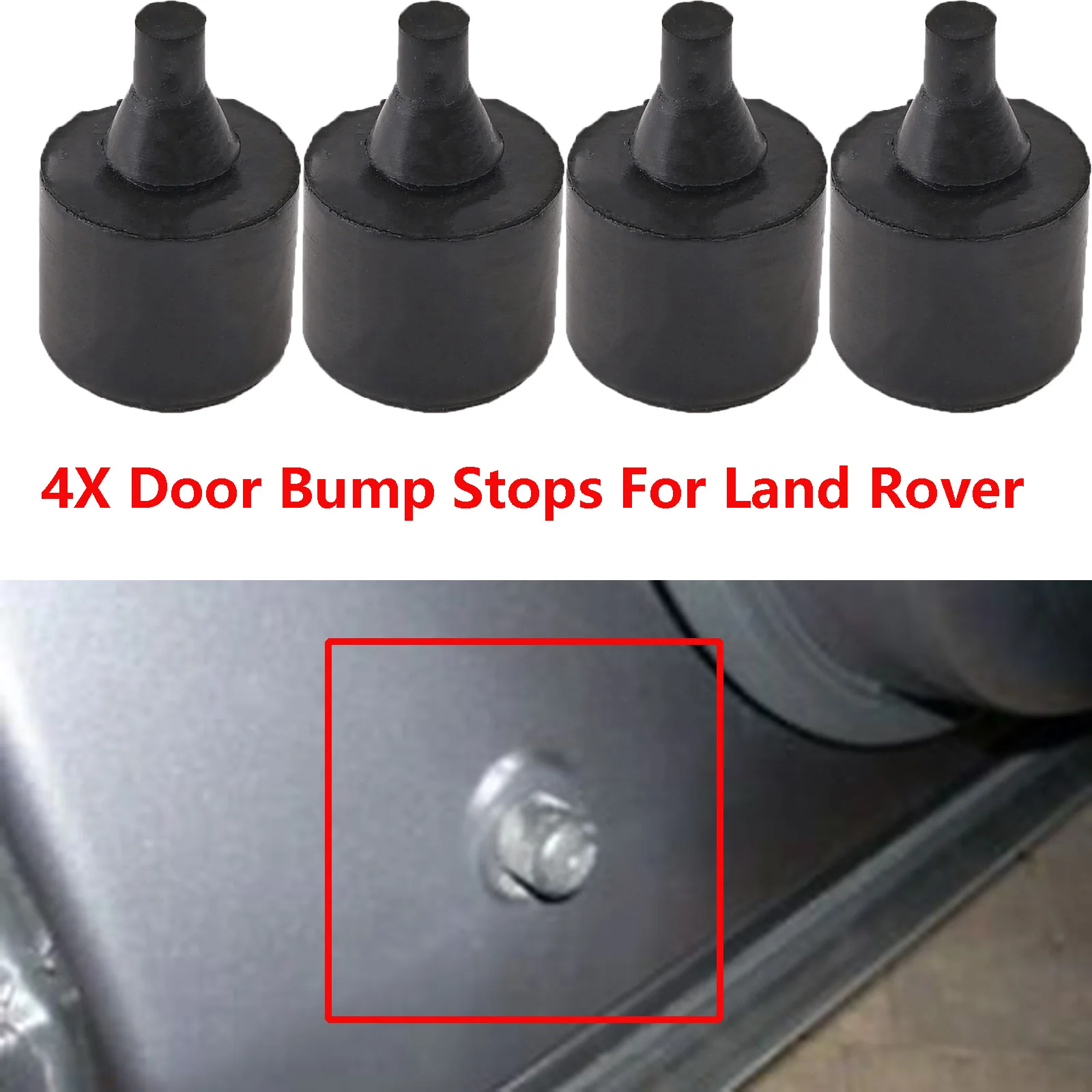 4PC For Land Rover Freelander 2 LR2 LR3 LR4 Discovery 3 4 Range Rover Sport L320 Door Shut Rubber Bump Stop buffers CFM500010