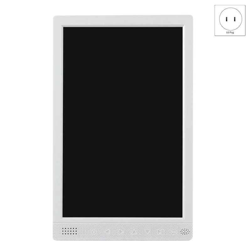10 Inch HD Vertical Digital Photo Frame IPS Resolution 800X1280 Slideshow Clock Remote Desktop Movie Player(US Plug)