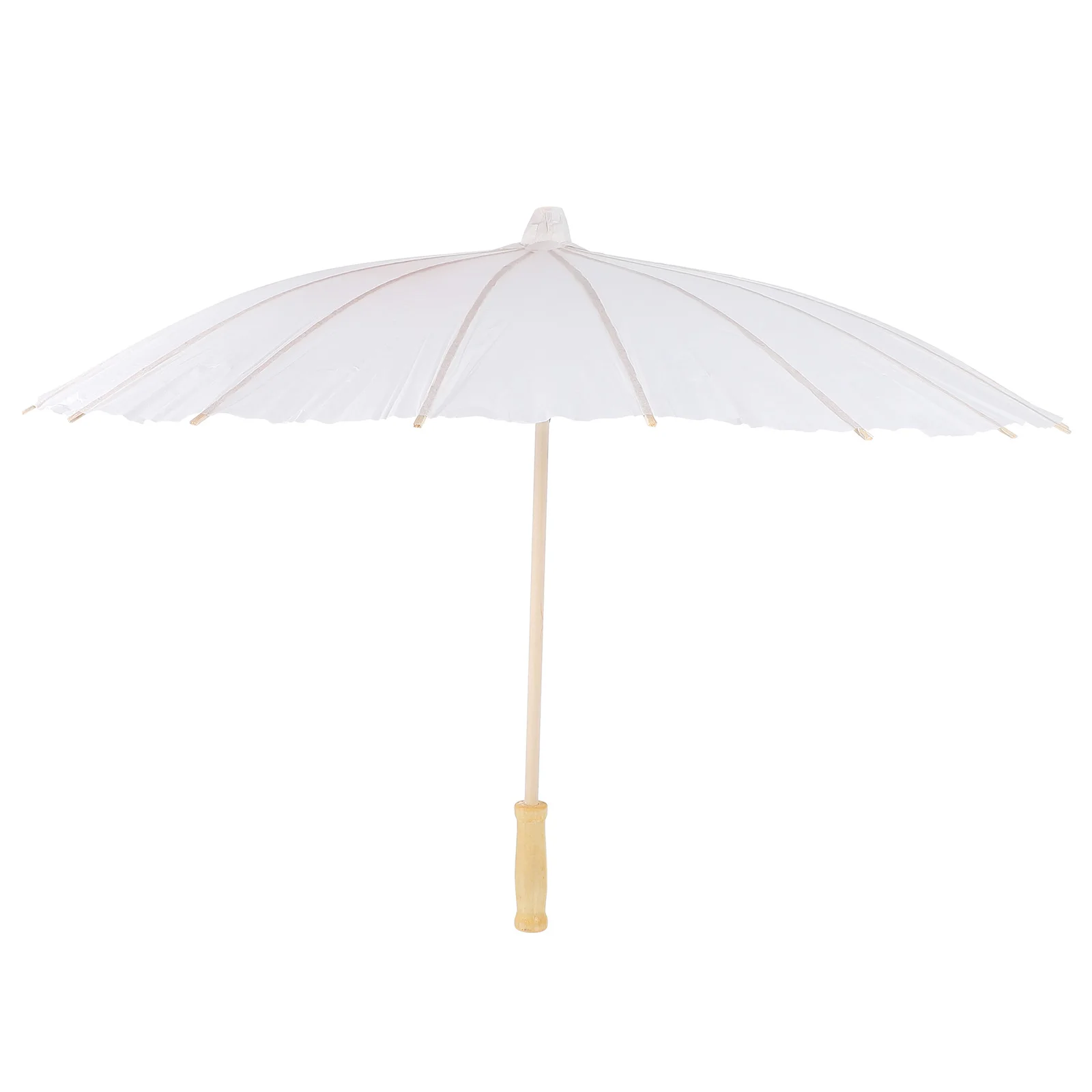 

1pc Children's Hand Drawn Umbrella DIY Graffiti Oil-paper Craft Kids Painting Tool Unfinished Umbrella Decorative Party Wooden