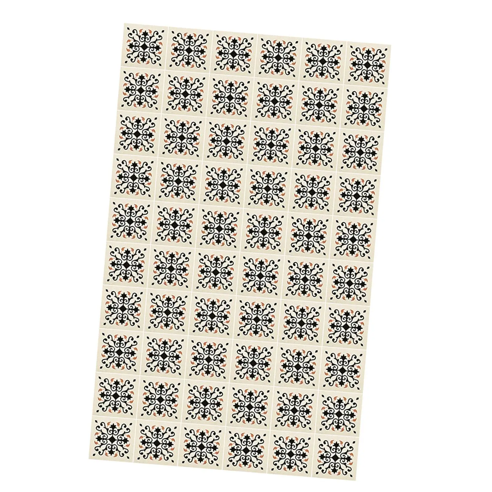 

60x 1:12 Dollhouse Flooring Dollhouse Floor Tiles for Kitchen Living Room