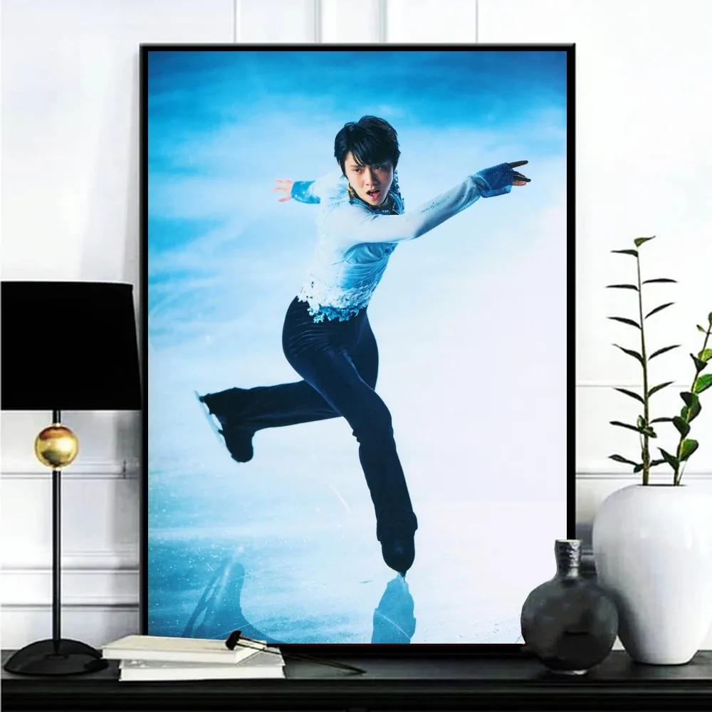 Hanyu Yuzuru Poster Gallery Prints Self Adhesive  Home Decor Decoration Wall Decals Living Room Sticker