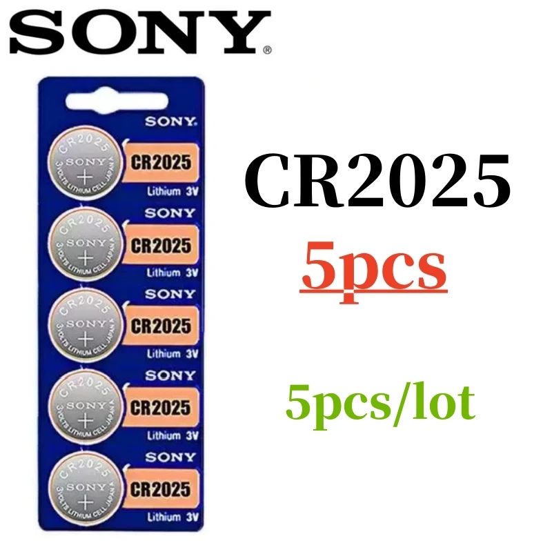 5 قطعة الأصلي سوني CR2032 بطارية CR2025 CR2016 CR1632 CR1220 CR1620 CR2450 CR2430 371 SR920SW 377 SR626SW 364 SR621 399 SR927SW