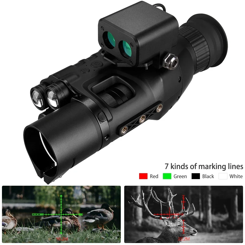 

Night Vision Scope Monocular W/ Wifi APP 200M Range NV Scope 940nm IR Night Vision Sight Hunting Trail Camera Telescope