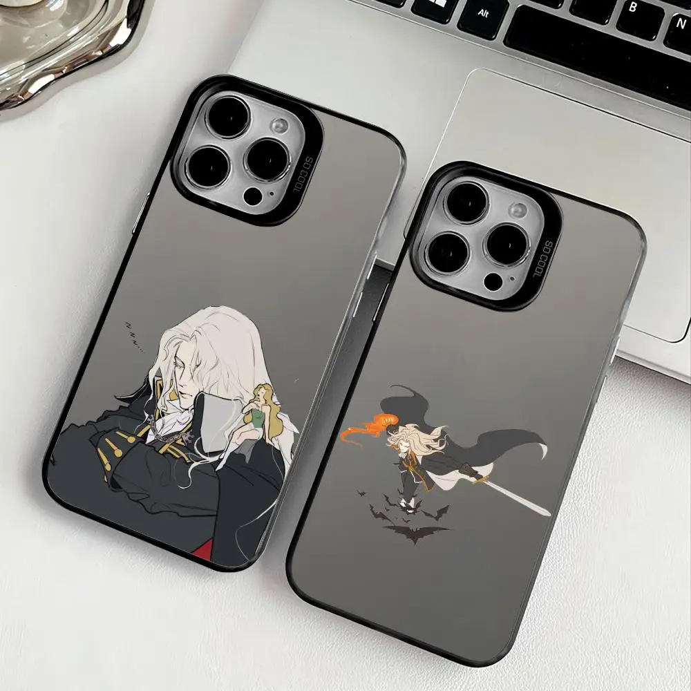 C-Castlevania Game Phone Case For IPhone 17 16 15 14 13 12 11 Pro Max Air Multicolor Matte Laser Metallic Aurora Funda