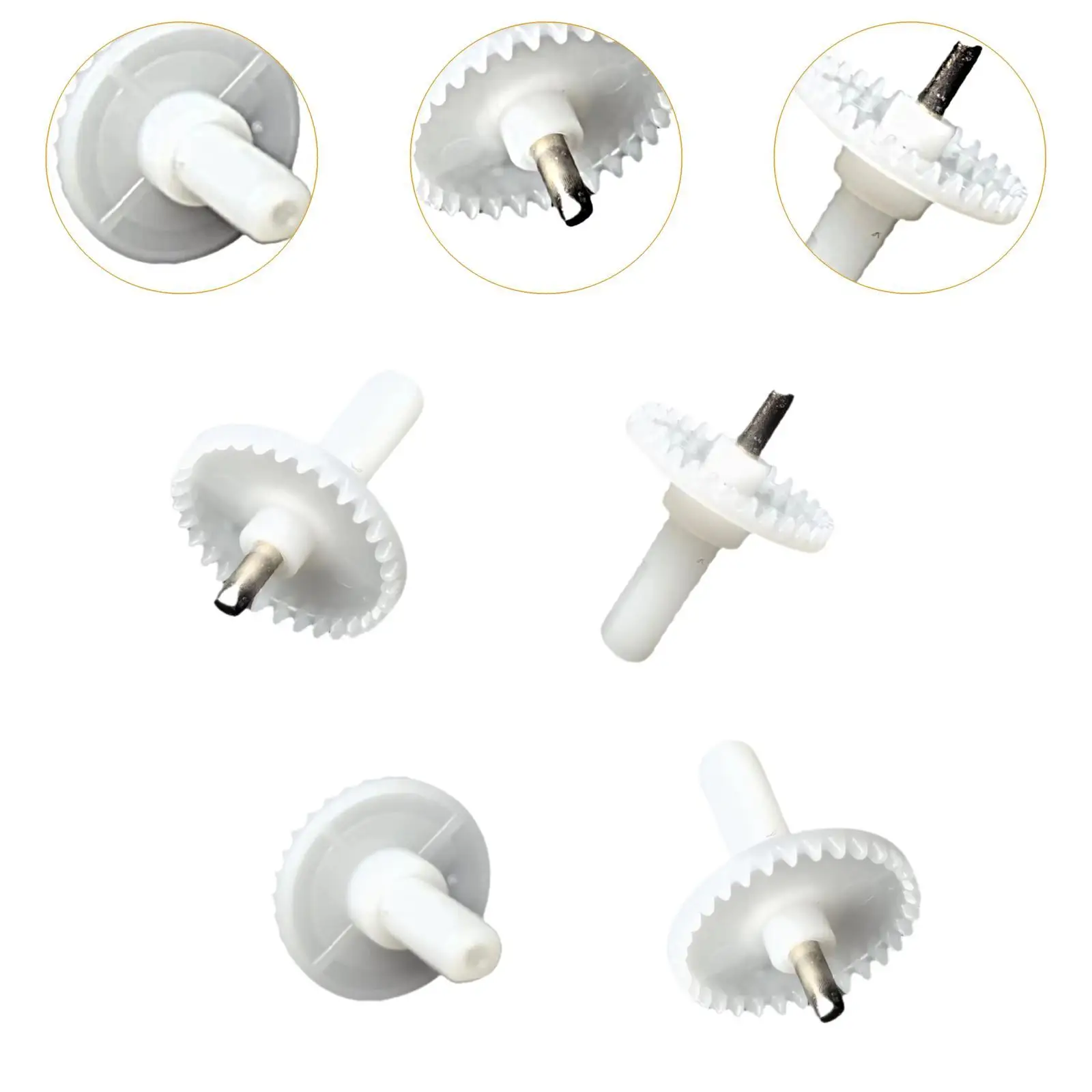 E58 Drone Gears,White Gears,Power Transmission,Hobbies Games,RC Toys Drone Accessories Parts,Small Gears for Small Motor