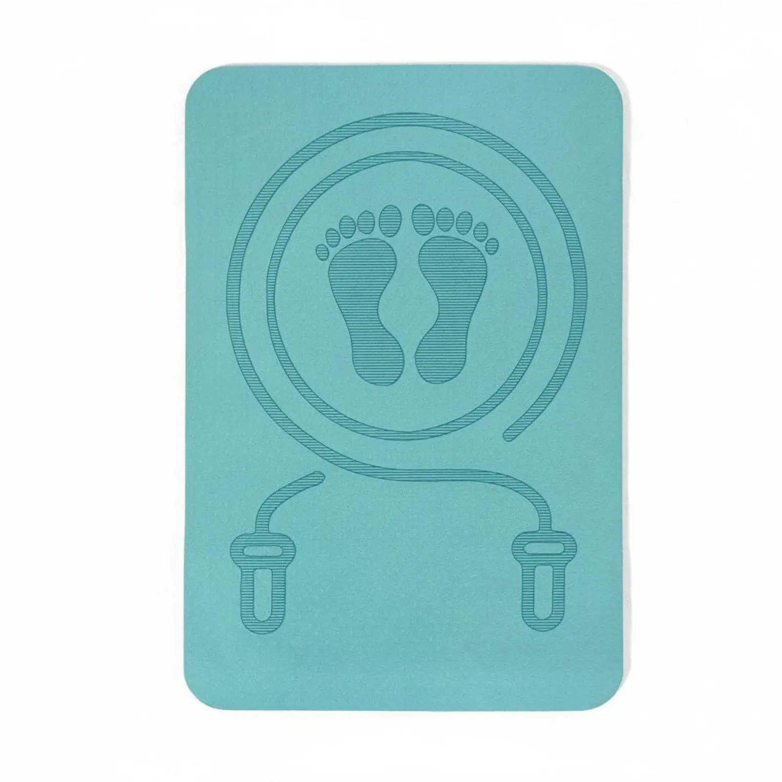Anti Slip Floor Pad Double Sided Non Slip Rubber Gym Mat Floor Protection for Home Exercise Studio