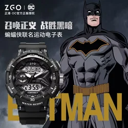 New 2024 Batman Electronic Watch For Boy Middle And High School Students Waterproof Night Light Trend Digital Watch Holiday Gift