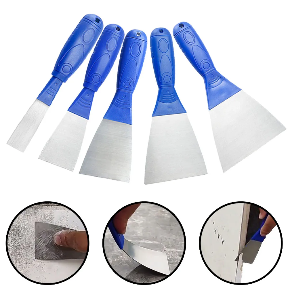 1PC 1-5inch Putty Cutter Scraper Blade Shovel Wall Plastering Construction Tools Stainless Steel 1