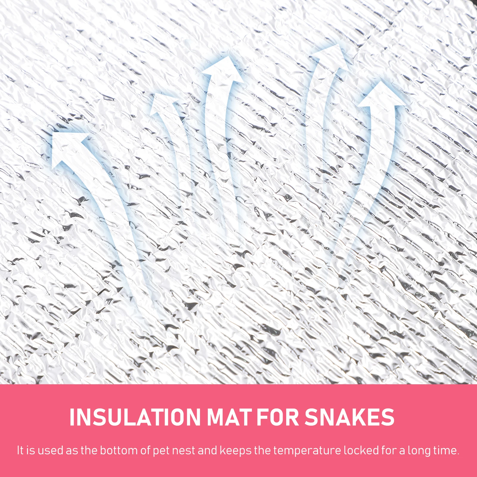 

Heating Pad Insulation Mat Reflective Film for Reptile Terrarium Pet Warm Nest Bottom Temperature Control Equipment