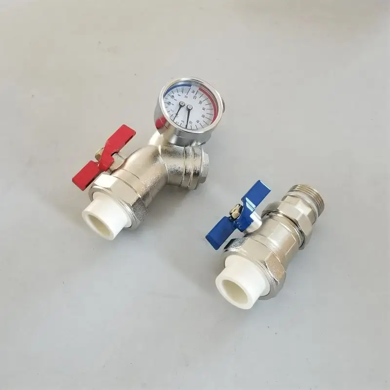 Floor Heating Articulated Multifunctional Sleeve Valve, Water Separator PPR Articulated Filter Ball Valve.