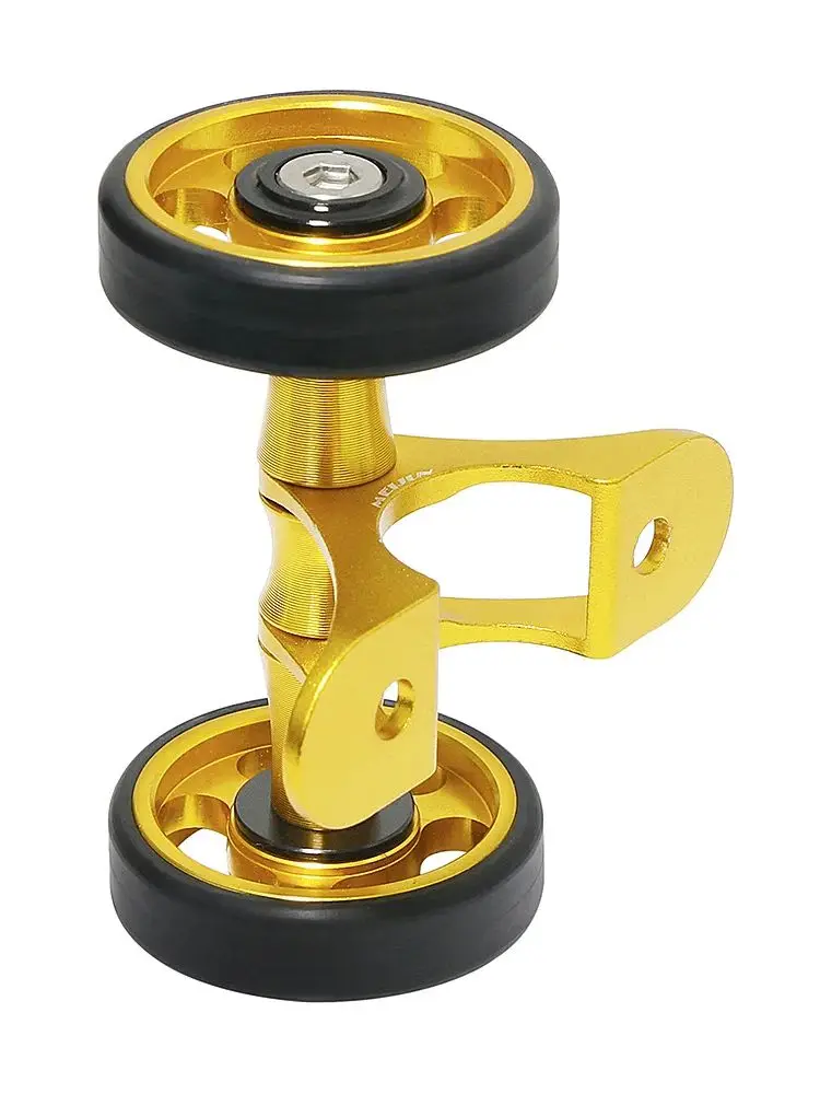AliExpress NONE Folding Bike Rear Mudguard Easy Double Wheel 1 PCS 60MM Diameter Aluminum Alloy for Brompton Fender