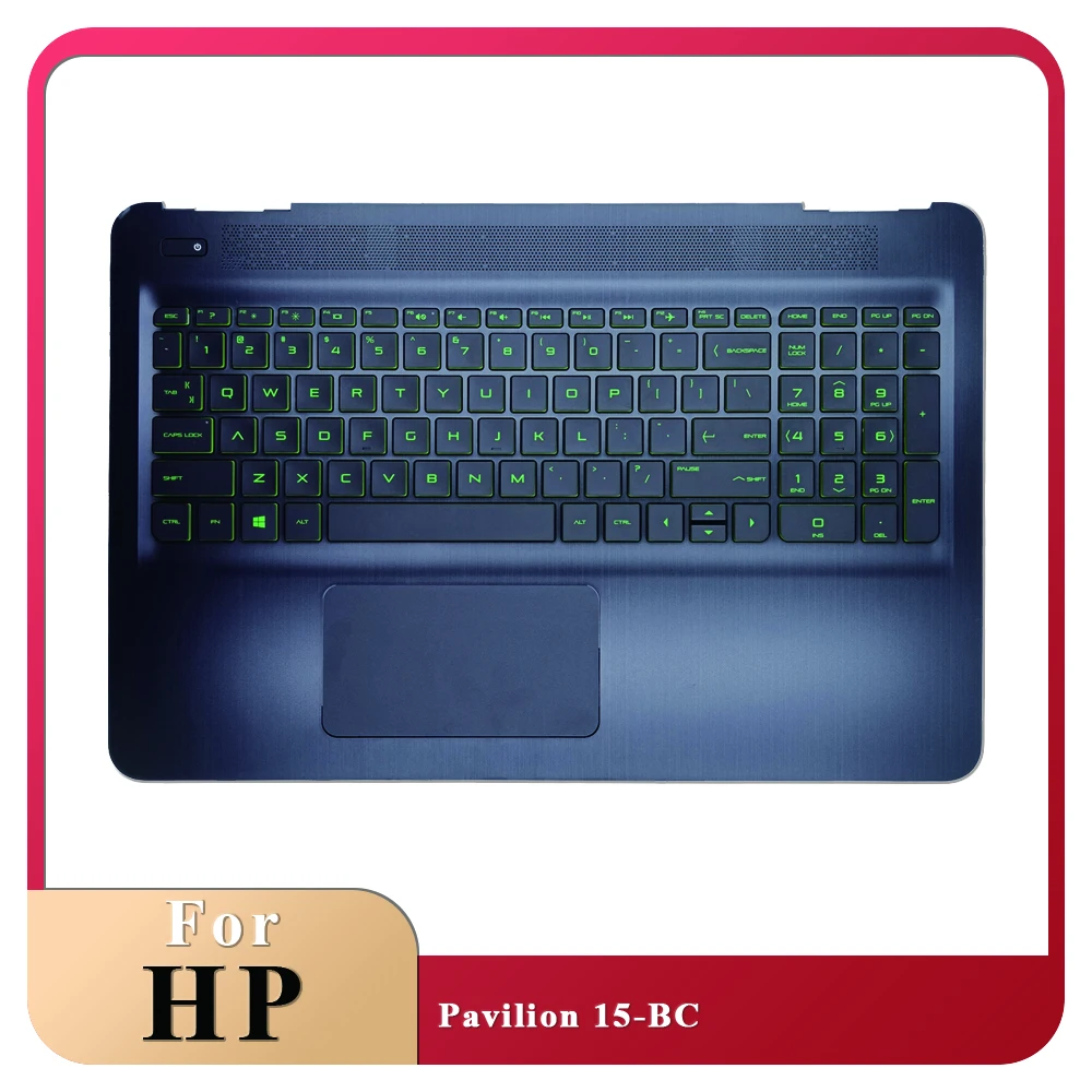 

L22937-001 Верхний чехол для ноутбука HP Pavilion 15-BC с клавиатурой и сенсорной панелью, верхняя крышка для ноутбука