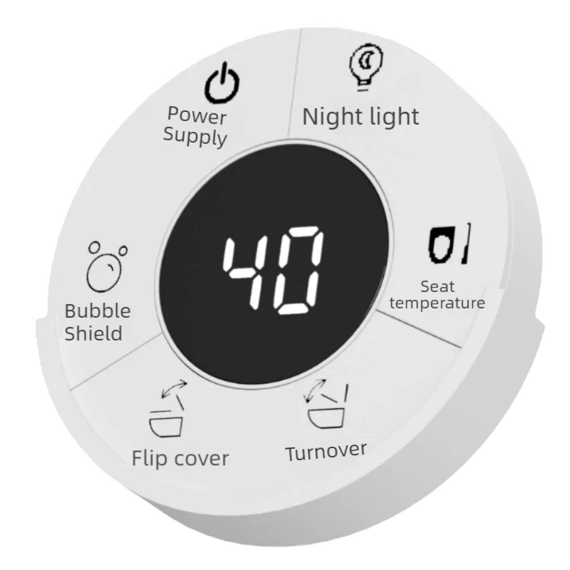 WETIPS السيارات المفتوحة AI Toilette Japonaises ذكي WC الرقمية بيديت المرحاض Japonais Ouverture التلقائي الوجه مقعد المرحاض