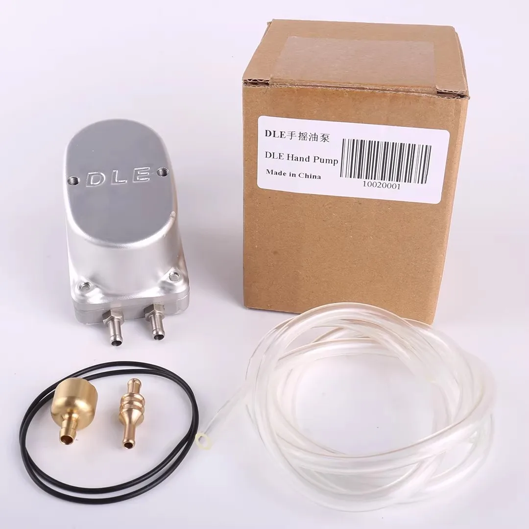 

Manual Oil Pump Hand Crank Fuel Pump All Metal for RC Airplane Methanol Engine Fixed Wing UAV