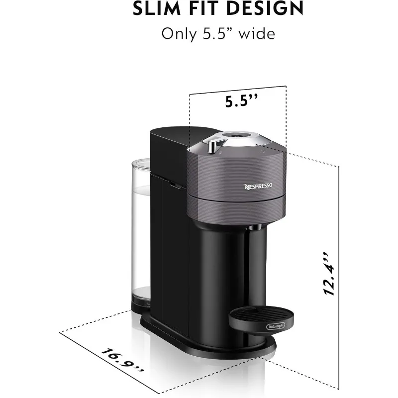 De'Longhi-cafetera Nespresso Vertuo Next, máquina de café y Espresso