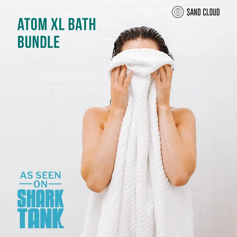 

Турецкие банные полотенца для ванной комнаты, набор из 2 белых атом, очень большая мягкая льняная турецкая пряжа из органического хлопка - это роскошный amp Absor