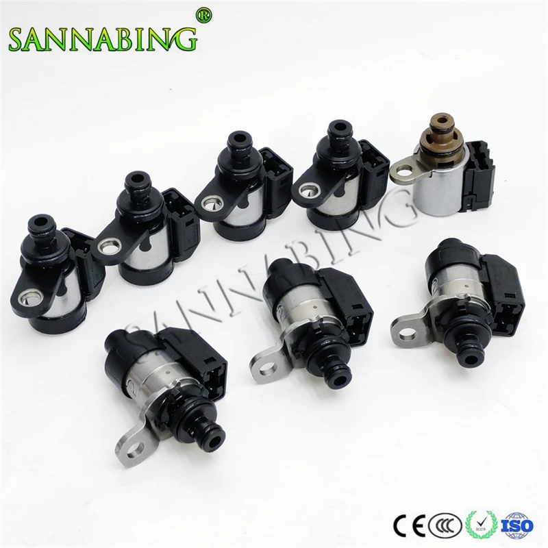 

Original 8PCS Transmission Solenoid Kit 5EAT For 5-Speed Subaru Exiga Impreza Legacy Outback Forester Tribeca 31705-AA430