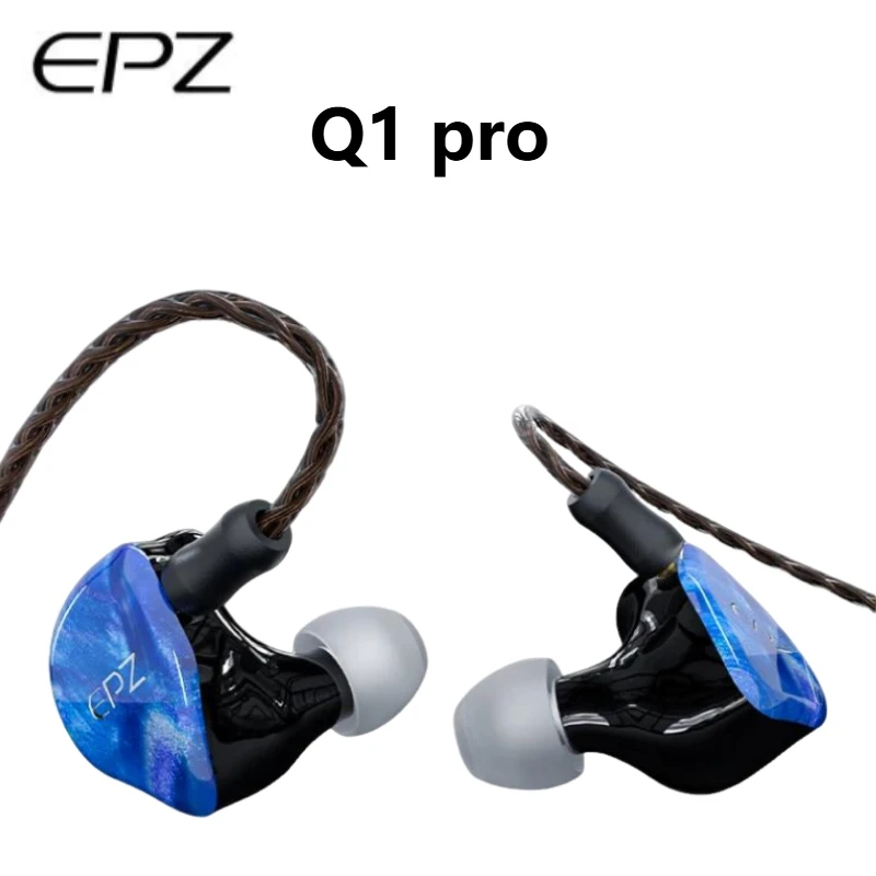 

Наушники-вкладыши EPZ Q1 Pro Yunshuilan для игр и музыки, HIFI, проводные, с микрофоном, съемный кабель Type-C