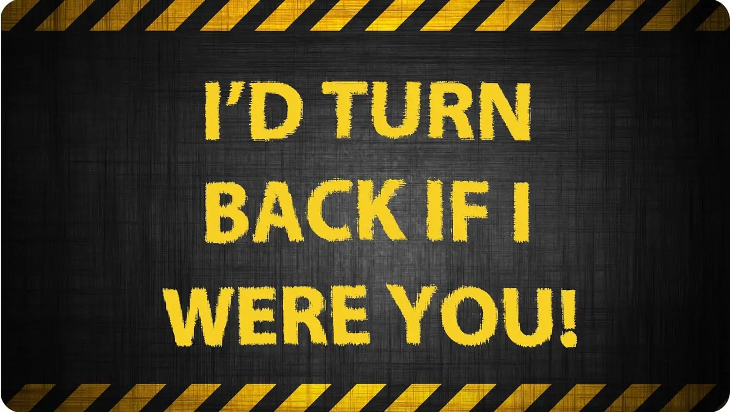 Funny Sarcastic Metal Sign- - Bari'D Turn Back If I Were You! - Metal Wall Signs For Street Home Decor Retro Metal Sign - 8