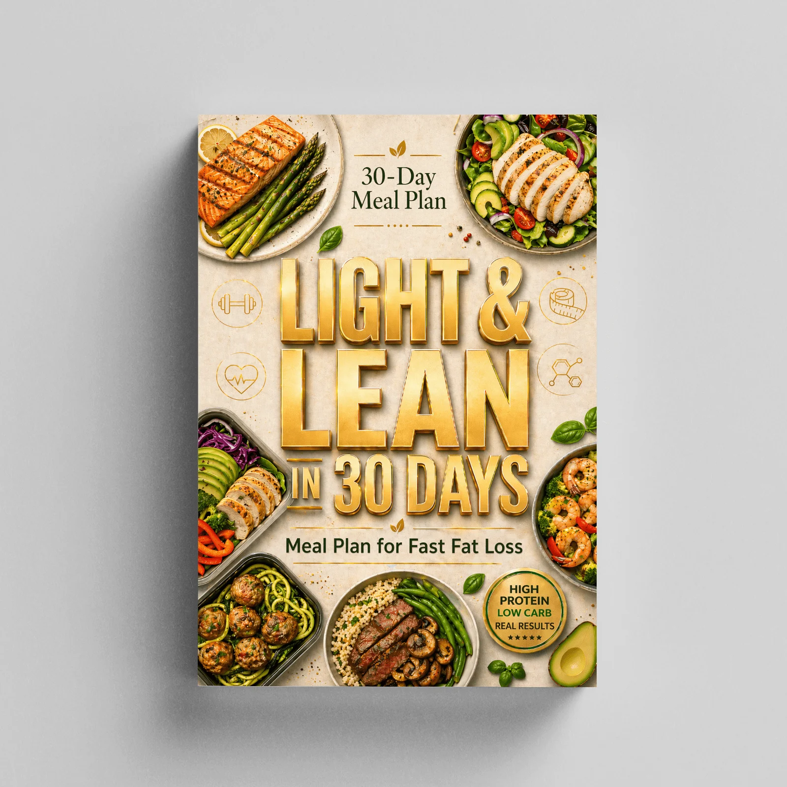 Light & Lean in 30 Days, 30-Da - Meal Prep Protein ulasan dan harga