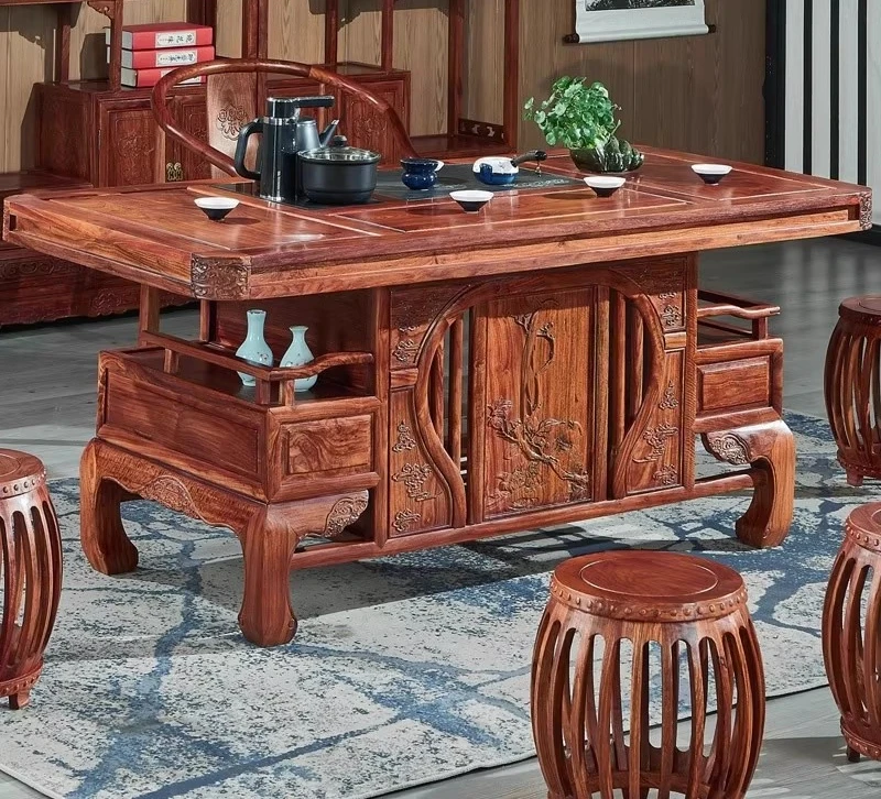 

Чайный столик красный сандал палисандр чайный столик чайный столик бытовой гостиная