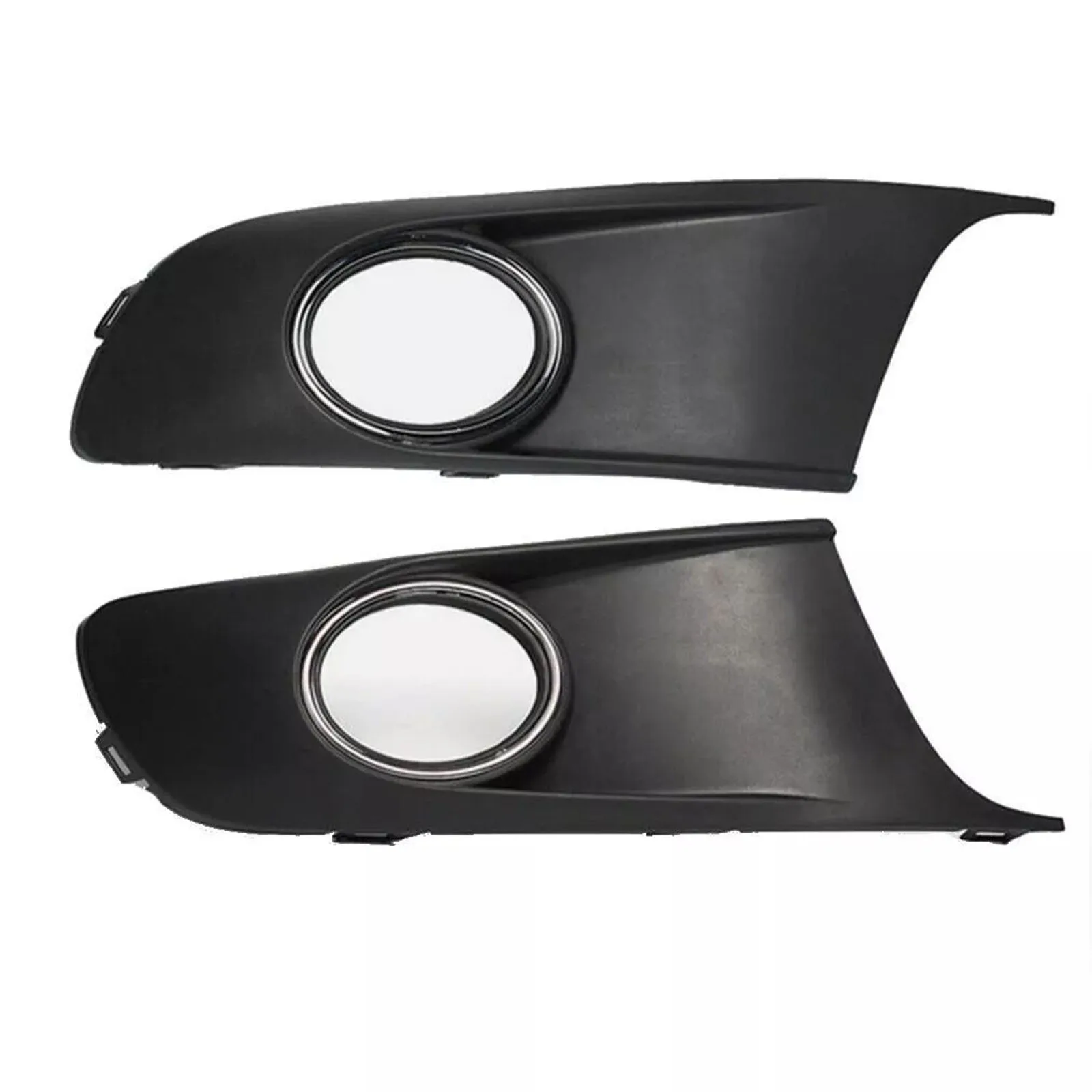 

2Pcs Front Bumper Fog Lamp Light Grilles Covers For Volkswagen for Caddy 2010-2015 for Touran 1T0853665P 1T0853666T