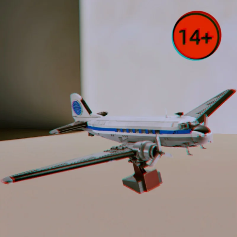 In Stock 1903 Pcs Airliner Building Blocks Decoration Kit Aviation Aircraft Model Bricks Toy Adult Holiday Birthday Gifts - view 6