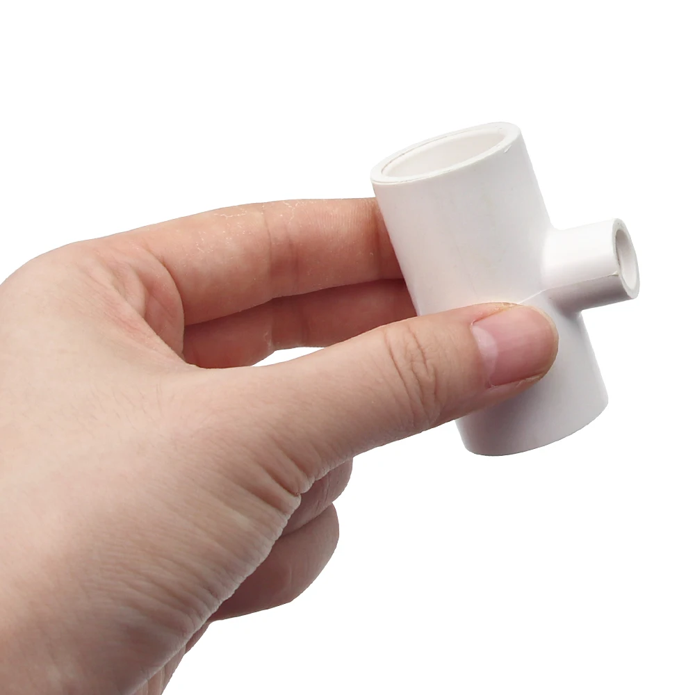 5/10/20 pces automático frango codorna coelho aves sistema de rega animal pvc tubo de três vias beber copo conexão tubo conectar