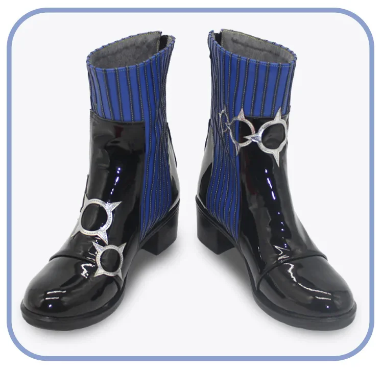 Virtual Hoshirube Sho Cosplay Boots PU Leather Shoes Halloween Party Cosplay Sho Shoes
