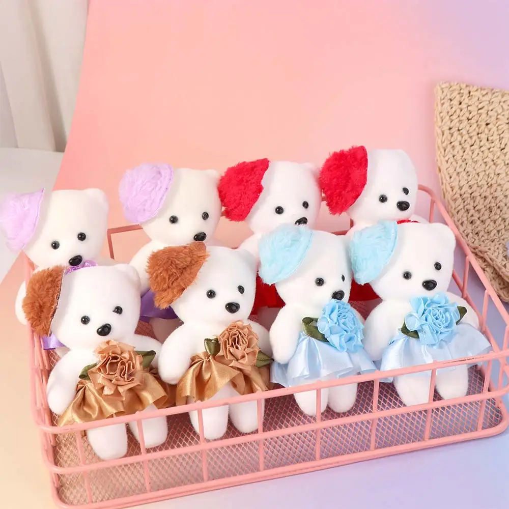 

10pcs/set Foam Bear Bear Plush Foam Toys Plush Animal Plush Doll Mini Bear Flower Bouquet DIY Cartoon Cartoon Bouquet Doll
