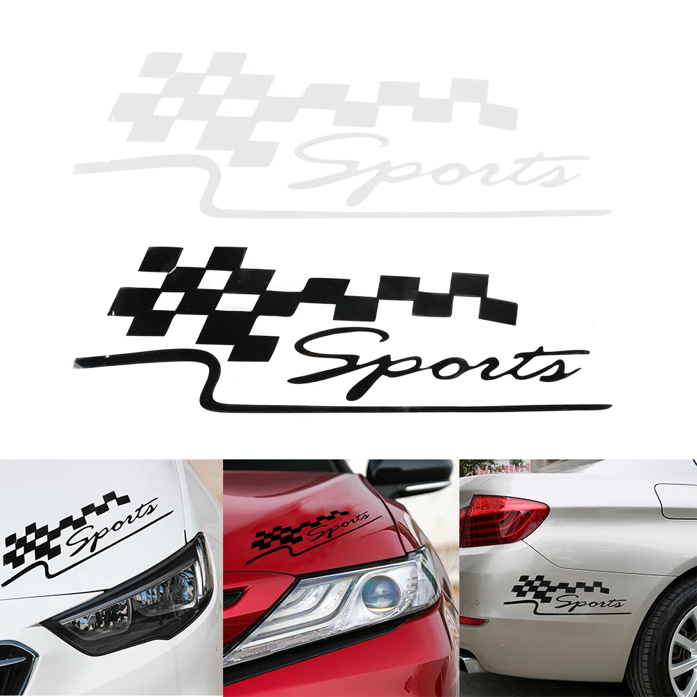 

Car Stickers Reflective Vinyl Motorcycle Car Decal Funny Auto Decals Car-Styling Auto Accessories Racing Sports Flag Sticker