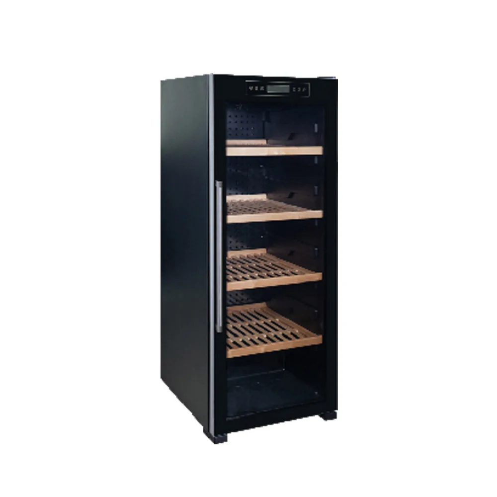 Free Standing Wine Cooler Display Upright Glass Door Wine Display Refrigerator showcase