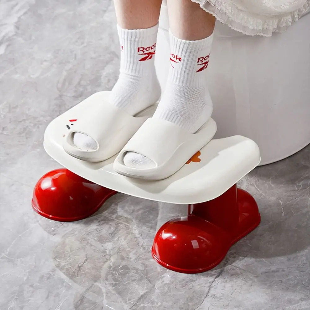 New Cartoon Toilet Squat Stool Removable Durable Toilet Footstool Non-slip Foot Pedals Bathroom Accessories