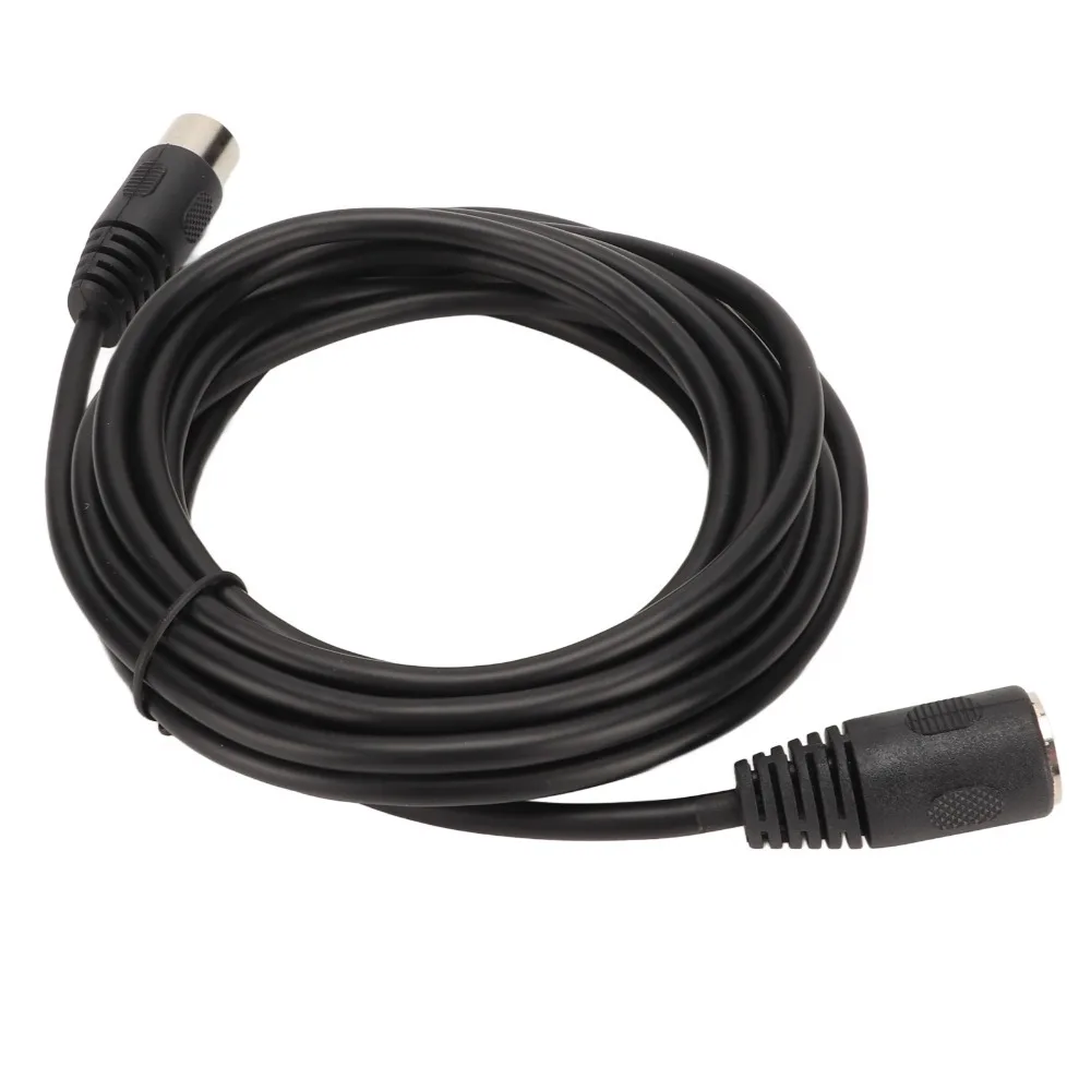 

Durable 3 Meters / 9.8ft Big DIN Adapter Cable Plug-and-Play 8 Pin Male to Female Microphone Cable AV System