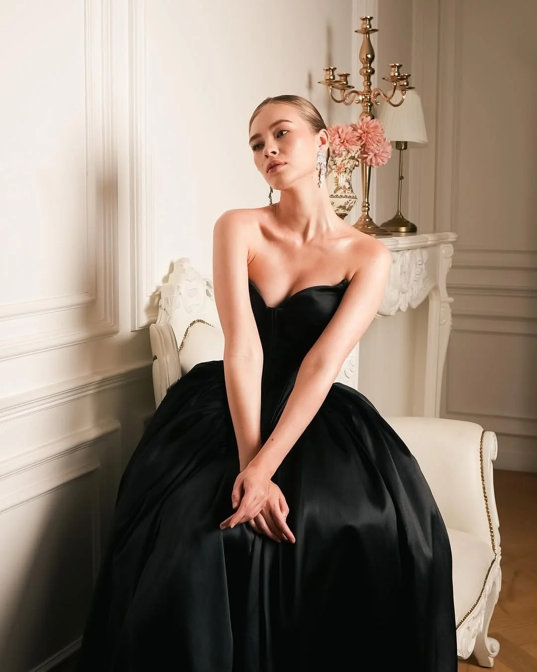 Giyu Schwarz Schatz Abendkleider Elegante Niedrige Taille Robe De Soirée Femmes Satin Event Paty Kleider Frauen Angepasst 2025