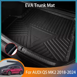 For AUDI Q5 MK2 2018~2024 Accessories Car EVA Rear Trunk Mat Cargo Boot Liner Tray Carpet Guard Cover Waterproof Anti-slip 2023