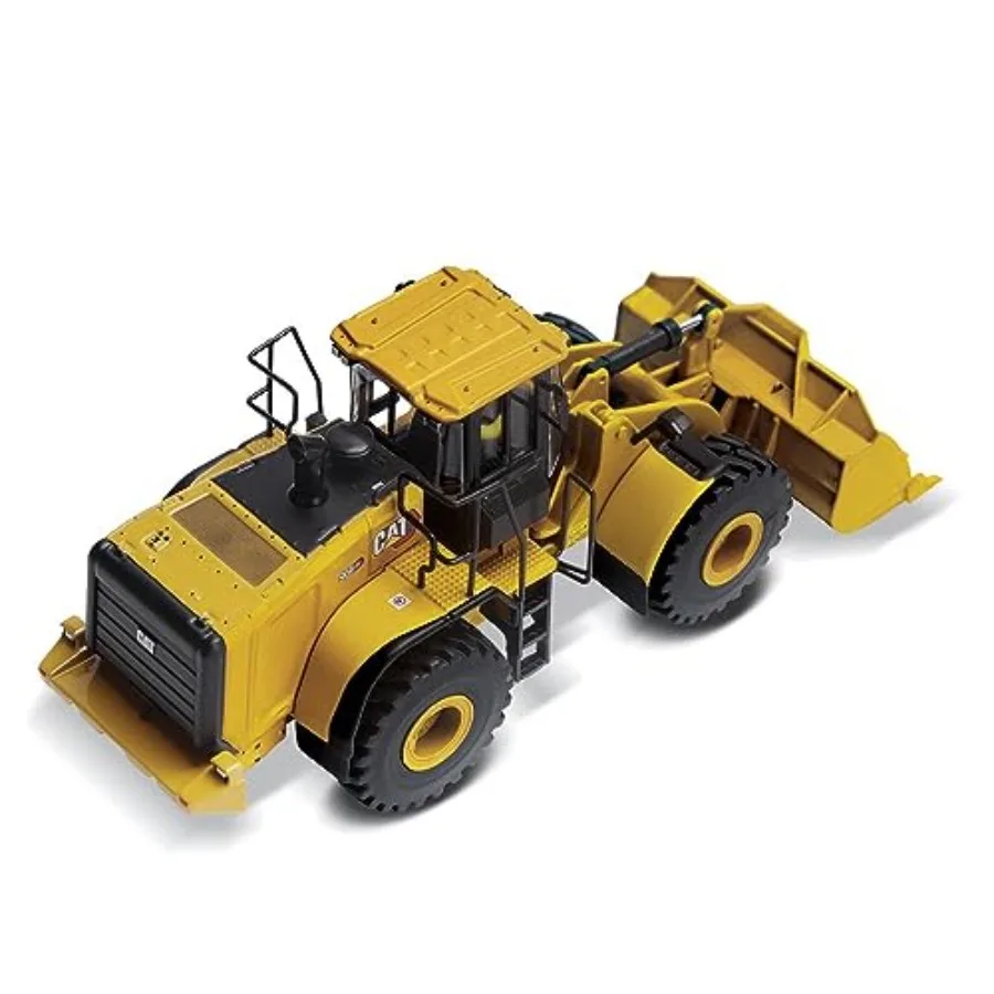 

1:50 Caterpillar 966GC Wheel Loader for construction site display diecast metal body yellow with black accents ultra-detailed c