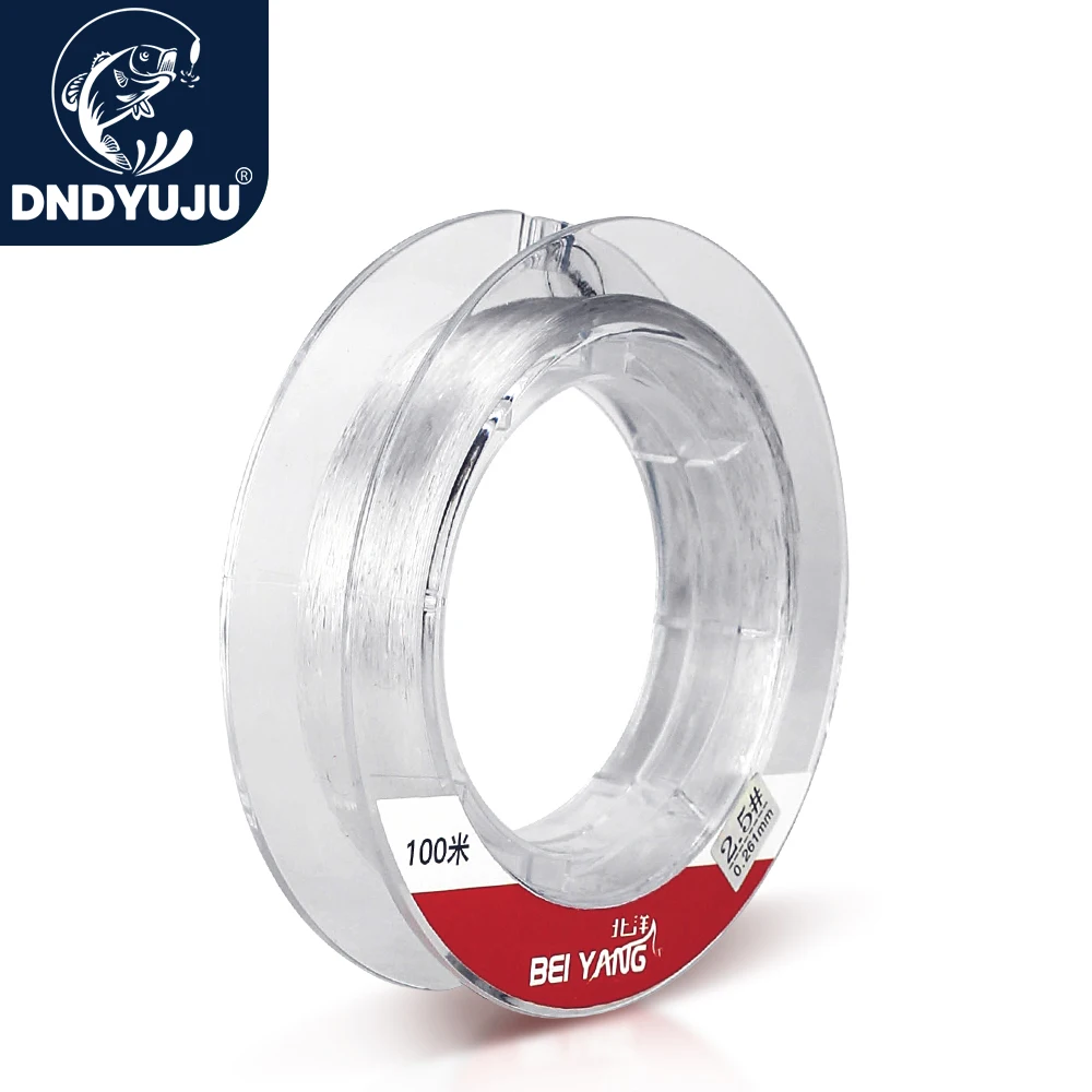 

DNDYUJU 100M Fluorocarbon Fishing Thread Line Invisible Fishing Leash Carbon Fiber Leader Fly Fishing Line Super Soft Line Pesca