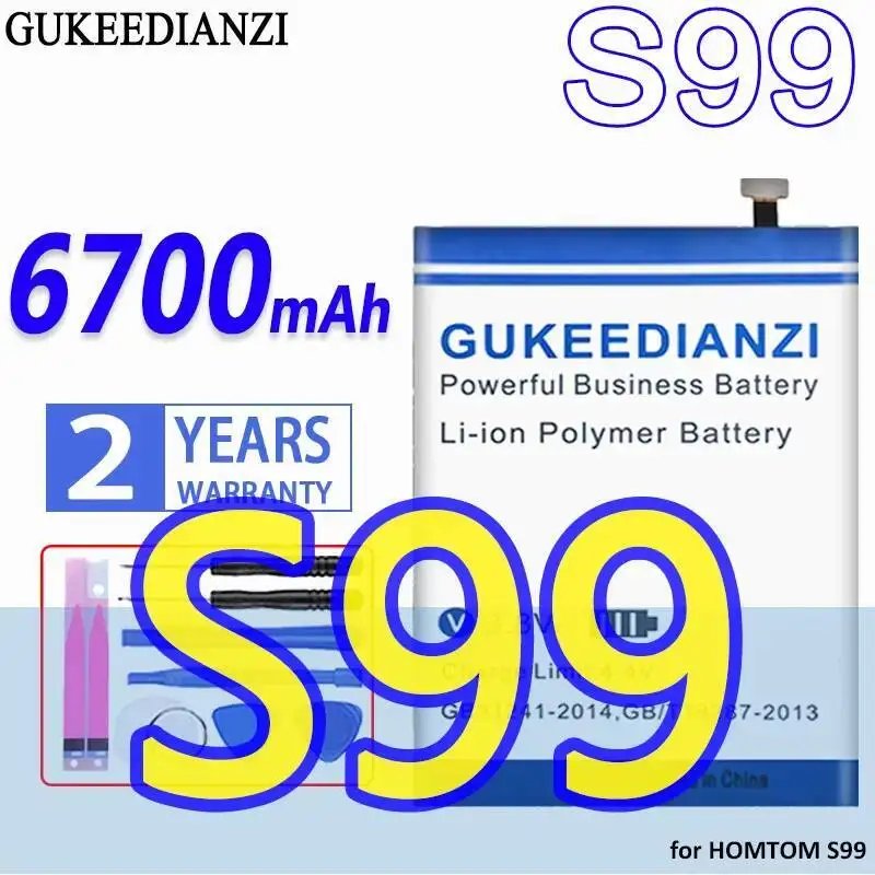 

Для Homtom S99 6700 мАч надежный сменный аккумулятор для мобильного телефона высокая совместимость