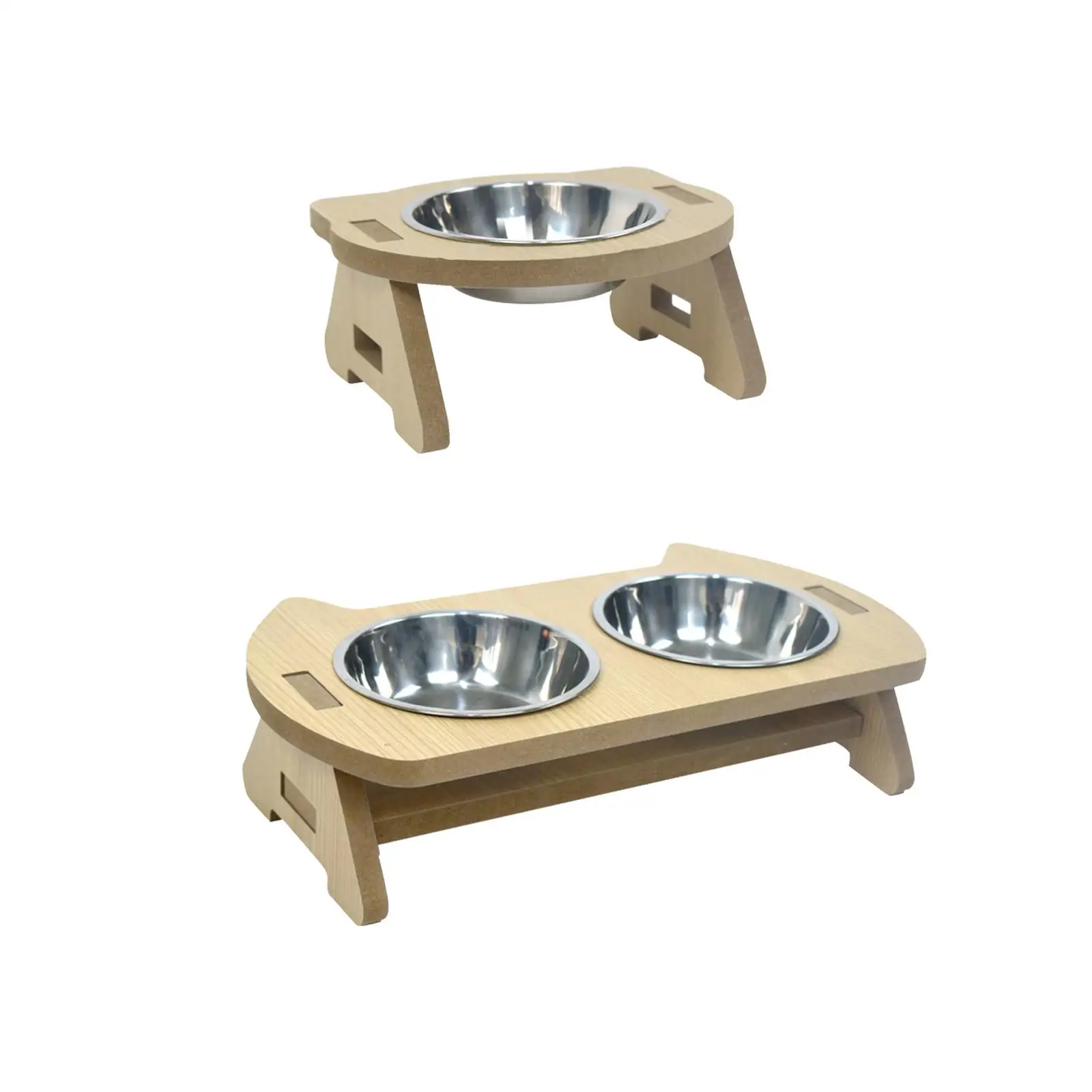 Cat Bowl Elevated No Spill Non Slip Raised Pet Food and Water Bowl Dish for Cats