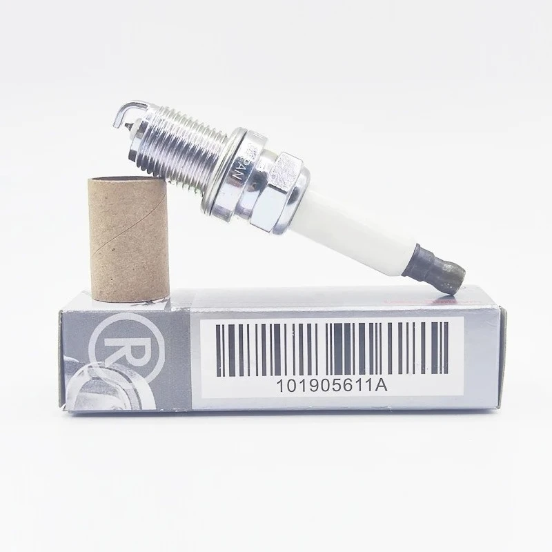 

4pcs 101905611A PFR6X-11 Normal Spark Plug For A4 A5 Q5 A6 C6 2.4L 3.2L B8 Cala PFR6X11 101 905 611A PFR6X 11