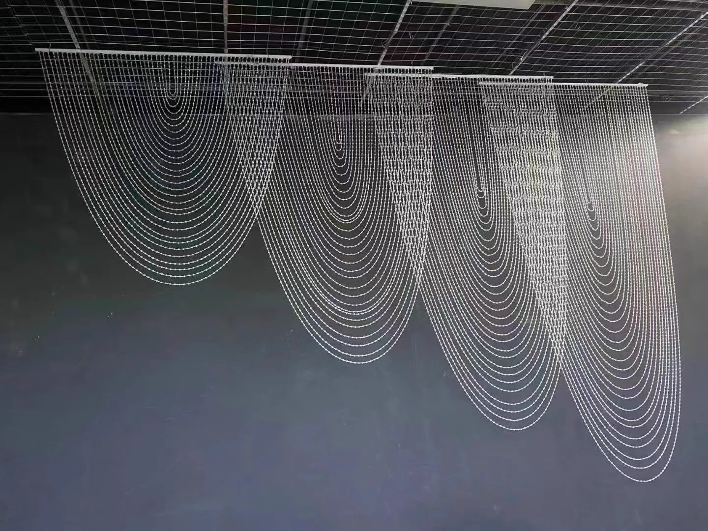 4 pçs pérola grânulo corrente teto pendurado cortinas de parede casamento cenários adereços para hotel palco hall arcos fundo decoração